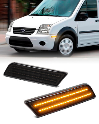 Für 2010-2013 Ford Transit Connect 2x Vorne/Hinten LED Seitenmarkierungsleuchten