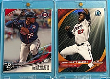 2016 BOWMAN CHROME - REFRACTOR - ADAM BRETT WALKER (RC) AFL-ABW SP + Platinum RC