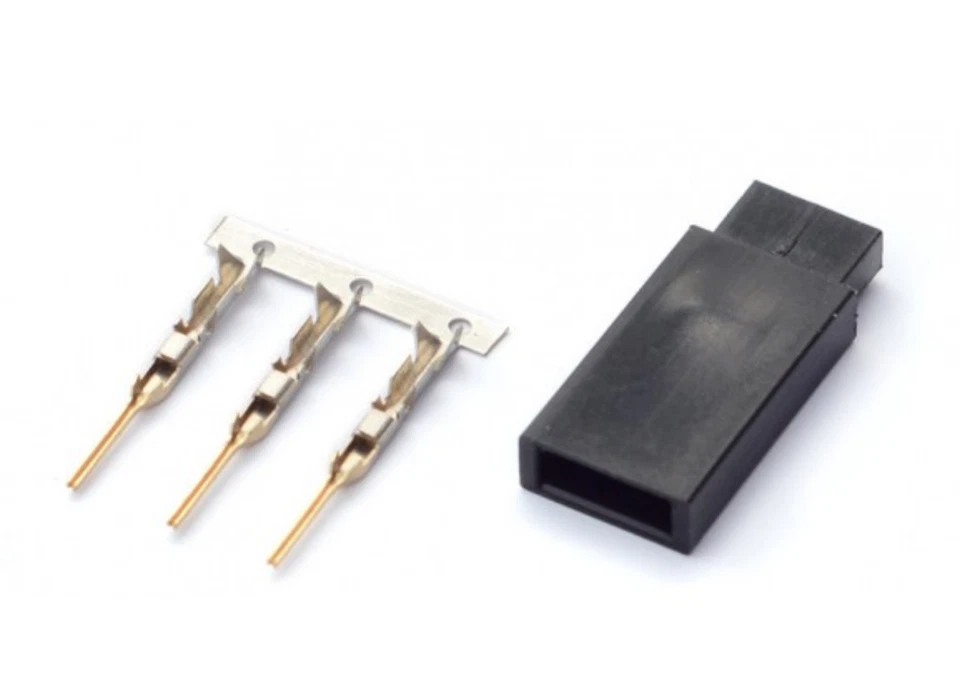 ✅ 40 Paar Servo Stecker Buchsen Vergoldet JST-SH JR Servo Crimp Set Pins 3Pin ✅ - Bild 4 von 4