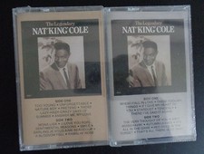 The Legendary NAT KING COLE Tape 1 2 Cassette Pair SEALED New 1998 Free Ship