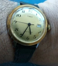 VINTAGE TIMEX MENS DATE WATCH HANDWIND MADE IN G.B.2656302577 