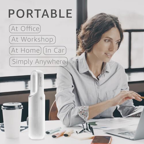 Handheld Portable Cordless Vacuum Cleaner Easy to Use, Lightweight