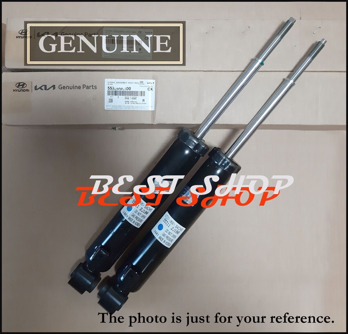 553113V500 Genuine SHOCK ABSORBER REAR (L+R 2P) For Grandeur
