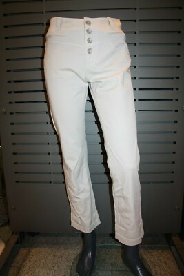 RAFFAELLO ROSSI Damen Jeans MILLY beige neu Vintage Gr. 36 Einzelstück 7/8 Länge