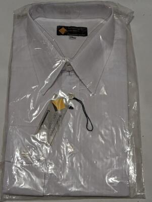 Vintage Commonwealth Bank Uniform Shirt Carla Zampatti White Long Sleeve Size 39