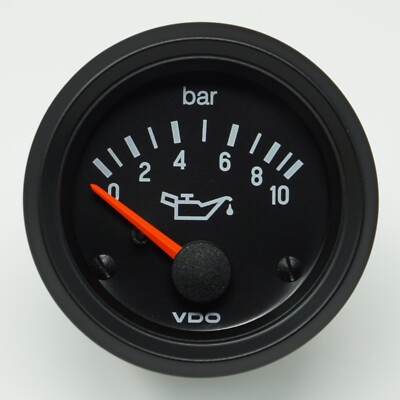 VDO Öldruckanzeige Cockpit International Druckanzeige Instrument 10 Bar