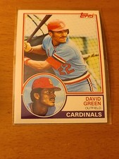CARDINALS DAVID GREEN 1983 TOPPS #578