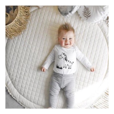 round tummy time mat