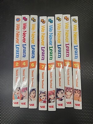 We Never Learn manga Vol 2, 4, 6, 10, 11, 13, 15 English Graphic Novel Viz
