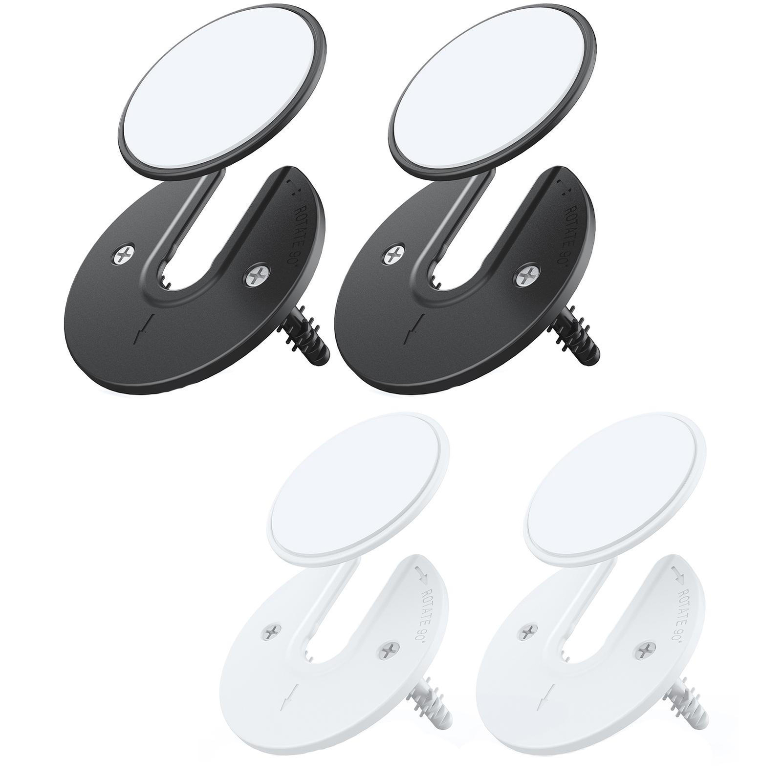 Tablet Wall Mount Rotatable Kitchen Cabinet Holder for WIFI Routers & e-Reader-image