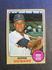 1968 Topps Baseball Elston Howard Boston Red Sox Card #167