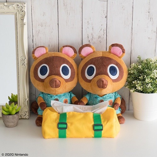 Animal Crossing New Horizons Ichiban kuji Timmy & Tommy Tissue Box Cover Plush