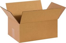 25 Pack 14X10x6 Kraft Shipping Boxes Heavy Duty Corrugated Cartons