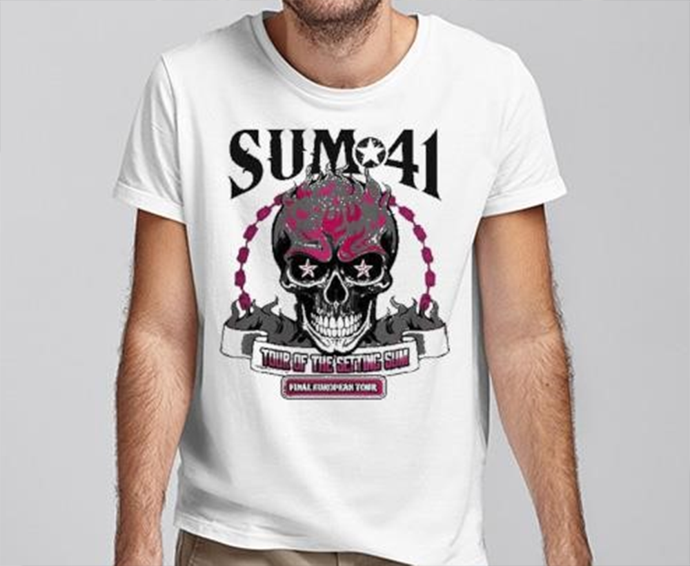 Sum 41 Final European Tour 2024 T-Shirt Sizes S-5XL