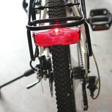 Cycling Bicycle Rear Reflector Led Tail Light Fit For Luggage Rack Acces Bike 