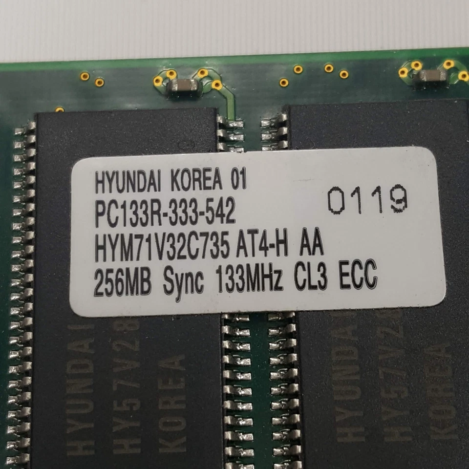 Hynix HYM71V32C735AT4-H 256MB Server RAM Memory - Image 2 of 2