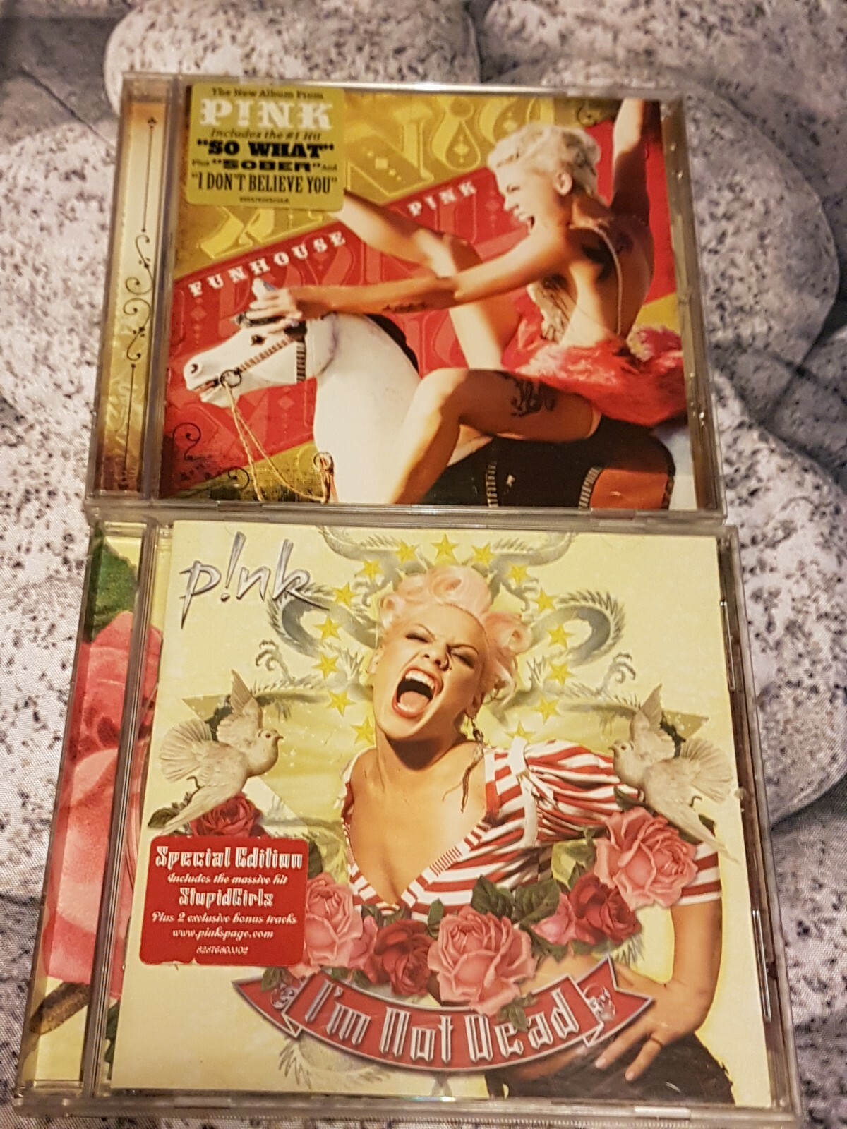 Pink - Qty 2 CD Albums -  Funhouse & I'm not dead
