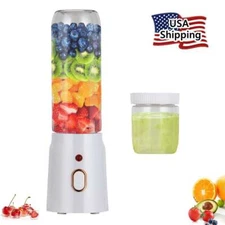 Portable Blender for Shakes and Smoothies, 16 Oz Rechargeable USB 10 Blades