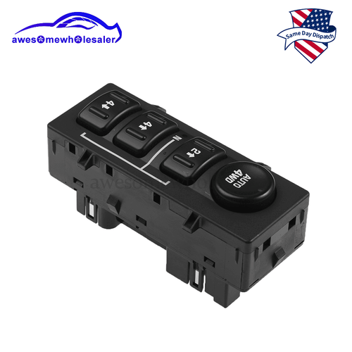 4x4 4WD Selector Control Switch For 2003-07 Chevy Silverado Sierra 1500 15136039 - Picture 5 of 5