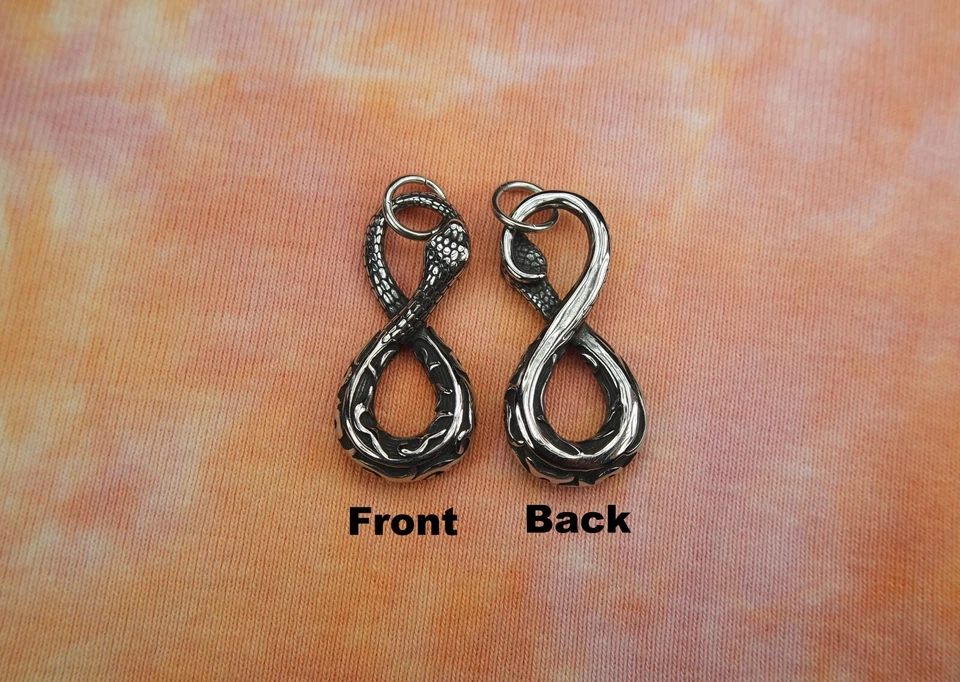 Collar o Llavero Año de la Serpiente, Impermeable e Hipoalergénico Inoxidable Foto 4 de 4