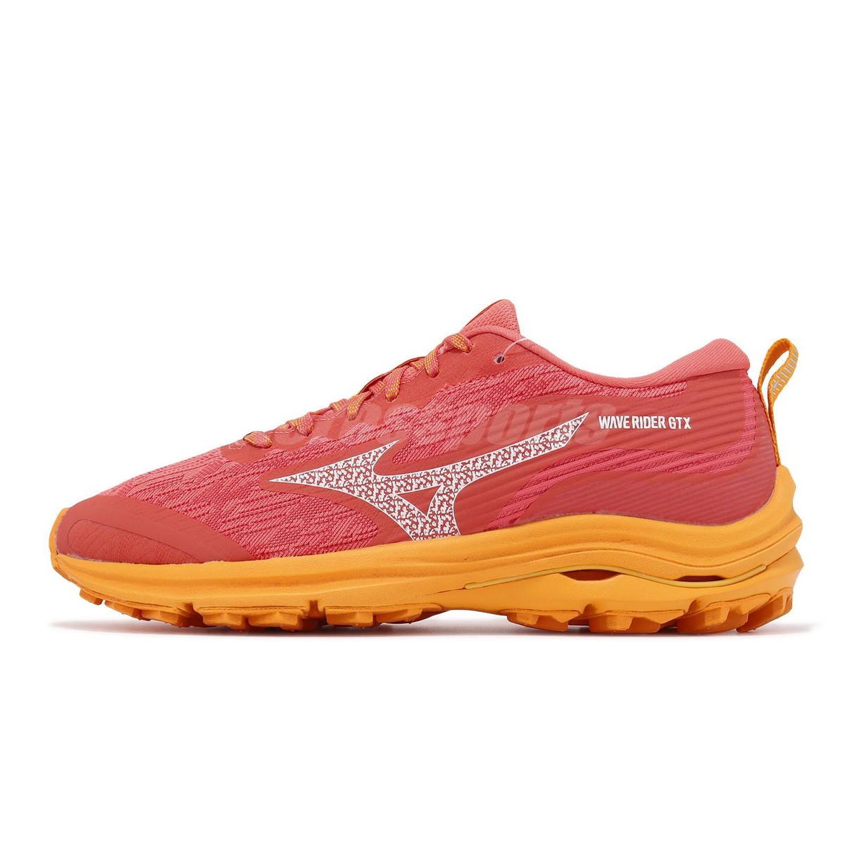 Mizuno Wave Rider GTX Gore-Tex Orange Pink Women Running
