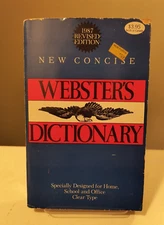 New Concise Webster's Dictionary - 1987 Revised Edition