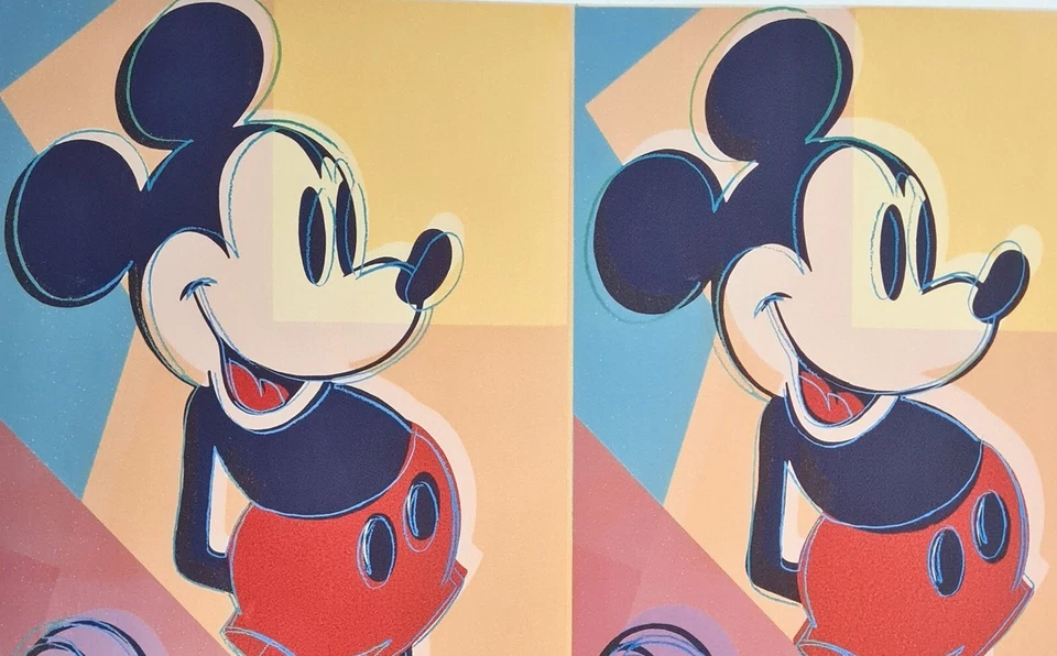 ANDY WARHOL * Mickey Mouse * signed lithograph * limited # xx/100 - Bild 3 von 4