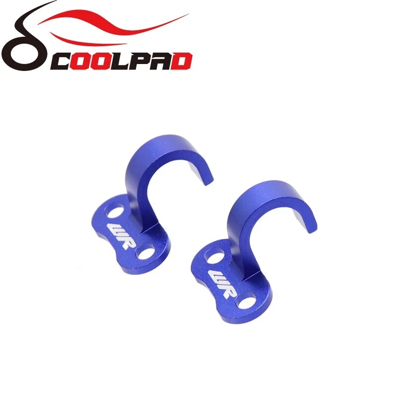 Abrazadera de cable guía de línea de manguera de freno trasero CNC para YAMAHA WR400F WR426F WR450F Foto 4 de 4