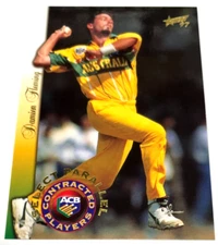 1997-98 SELECT CRICKET CARD ACB CONTRACT PLAYER CHASE CARD P21 DAMIEN FLEMING