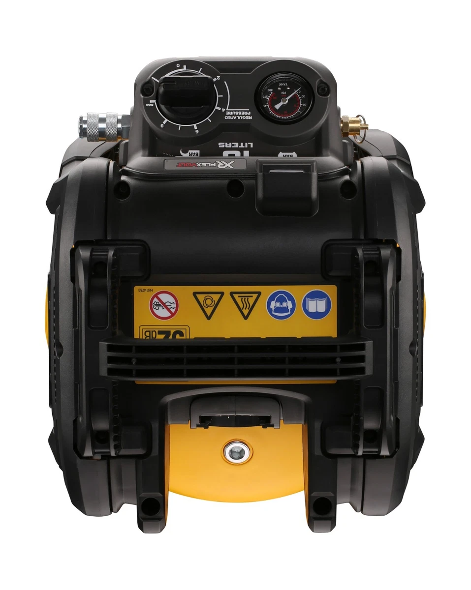 DeWALT 54V XR FLEXVOLT COMPRESSOR WITH 2x 6.0Ah BATTERIES