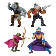 TMNT Turtles Classic Actionfiguren Splinter Shredder Rocksteady Bebop B-Ware