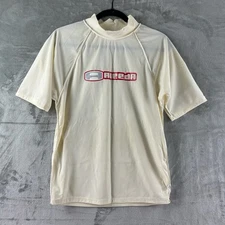 Aieeda Rash Guard / Swim Shirt Men’s XL White Short Sleeve