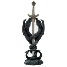 Pacific Giftware Mystical Double Stone Dragon Letter Opener Desktop Decor 10