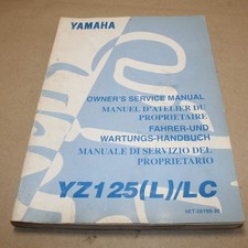 MANUEL REVUE TECHNIQUE D ATELIER YAMAHA YZ 125 L LC 1999 YZ125 SERVICE MANUAL
