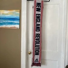 Adidas New England Revolution MLS Scarf – USA Soccer – Red White Blue