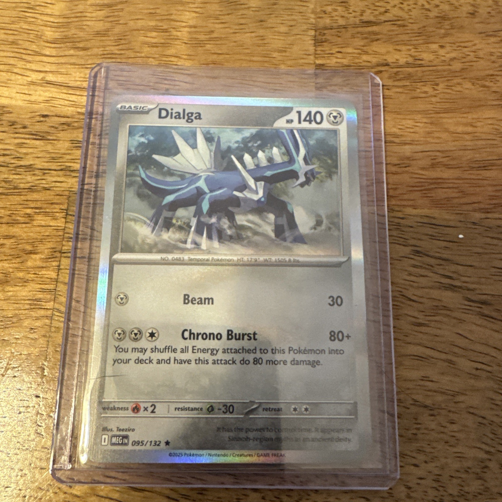 Dialga 095/132 Me01: Mega Evolution Reverse Holo