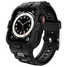 Bands Compatible for Apple Watch Band 45mm 44mm 42mm, Men Sport Rugged Band w...