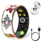 Smart Ring for Women Fitness Tracker with Heart Rate, SpO2, Blood Pressure & ...