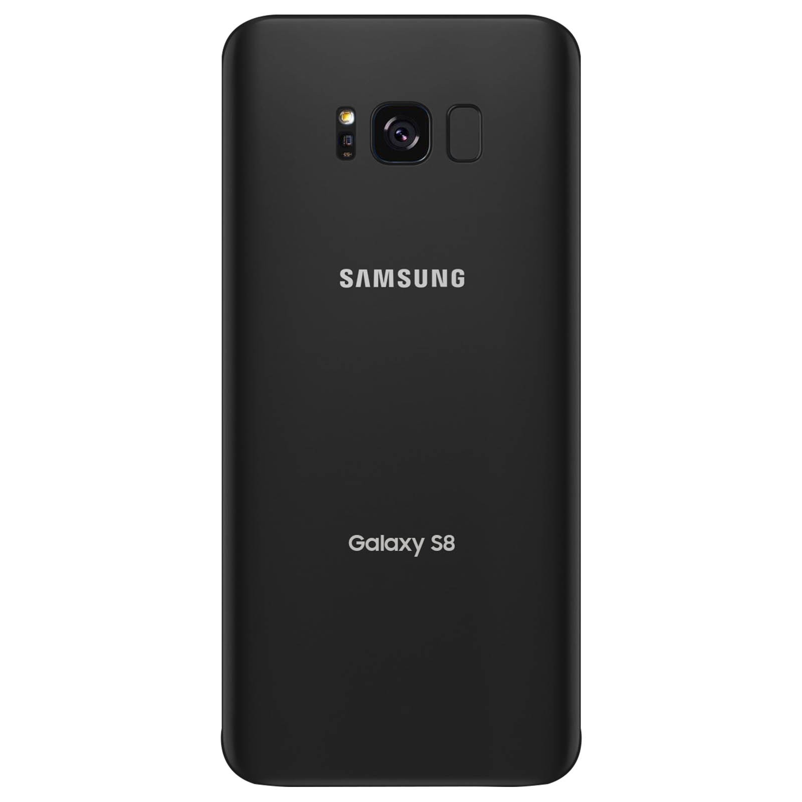 Cache batterie pour Samsung Galaxy S8 façade arrière noir de remplacement - 3
