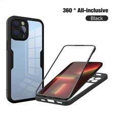 360 Protect Case For iPhone 7 8 Plus X XR XS 11 12 13 14 15 16 17 Pro Max Hard