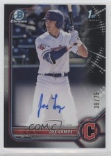 2022 Bowman Draft Chrome Pick Black Refractor 38/75 Joe Lampe #CDA-JL Auto 11lw