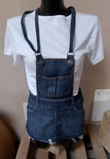 Minigonna Salopette Denim