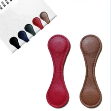 Magnetic Leather Bookmark, Cute Vintage Leather Double-Sided Magnetic Bookmarks,