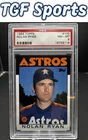 1986 Topps #100 Nolan Ryan Houston Astros PSA 8