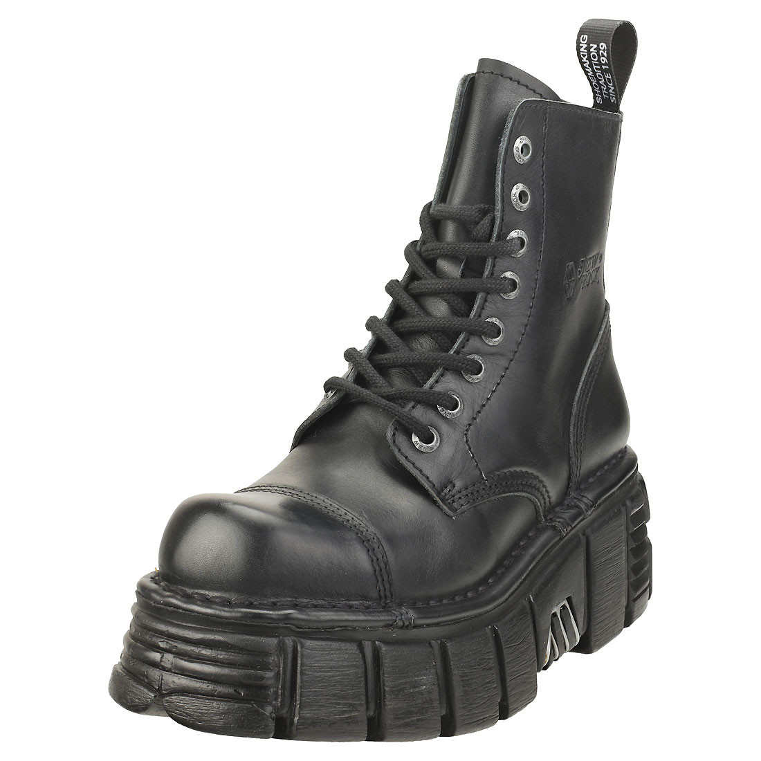 New Rock Stivali Metallo Unisex Nero M-NEWMILI083-S39 - 45 EU