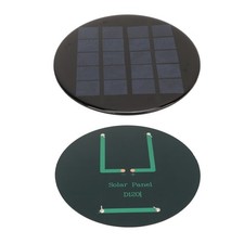 Mini Panel Solar Redondo 1.1W 5V 120mm Batería Recargable 3.7V Pequeñaˇ