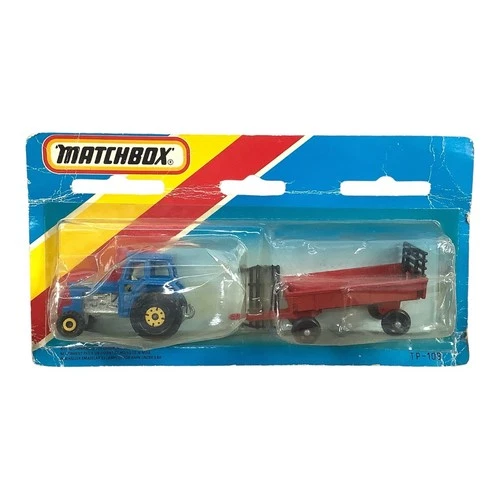 Matchbox Ford Tractor & Hay Trailer Twin Pack TP 109 #46 Lesney England