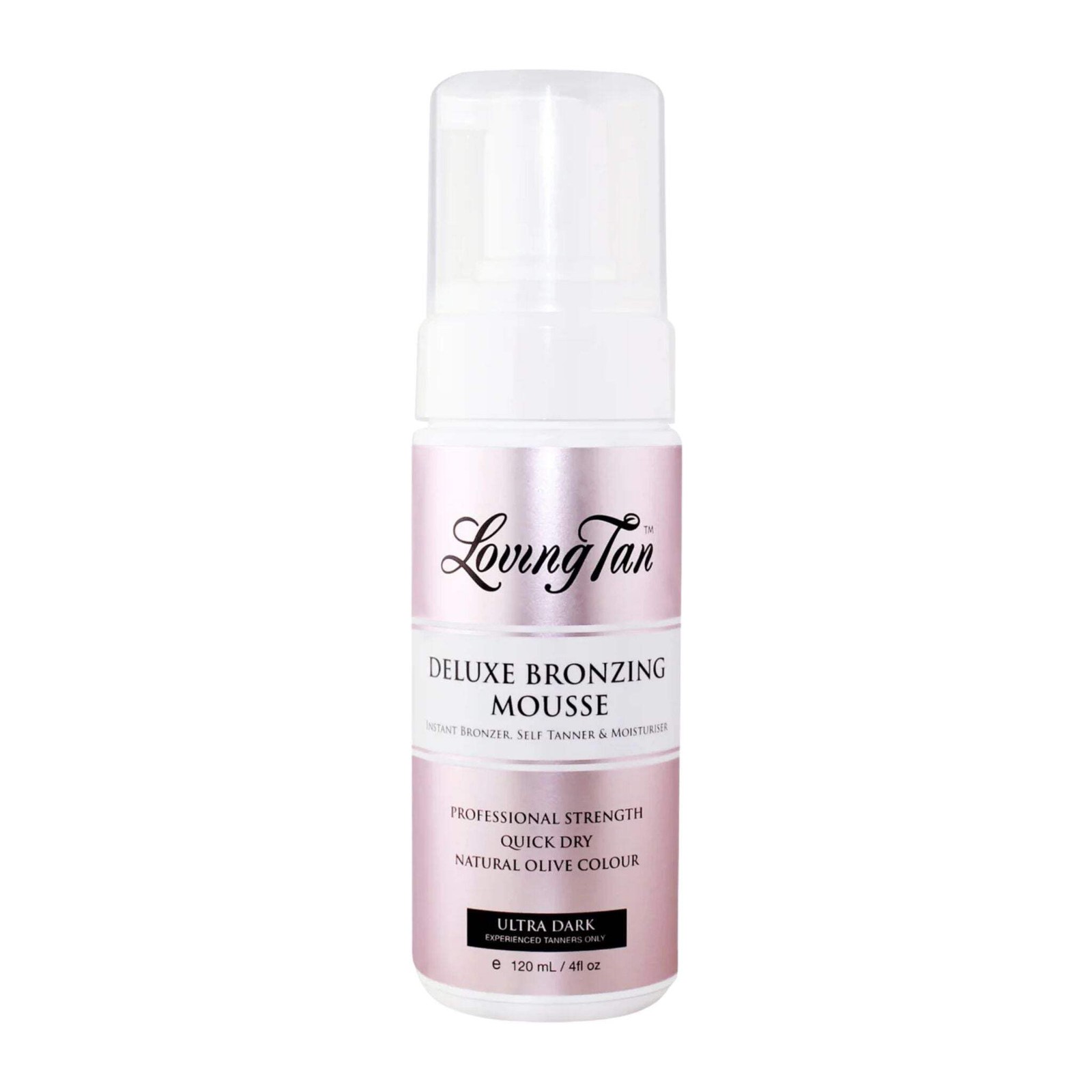 Loving Tan Deluxe Bronzing Mousse Ultra Dark 120ml Professional Strength