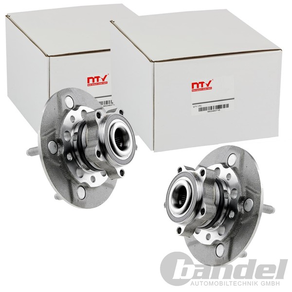 2X NTY RADLAGER-SATZ Vorne Beidseitig Passend FÜR Ford Tourneo Transit-image