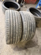 2x 255 45 20 Continental *Eco Contact 6* MO 5.6mm Dot 24 No Repairs